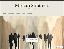 Tablet Screenshot of miriamsmithersartist.com